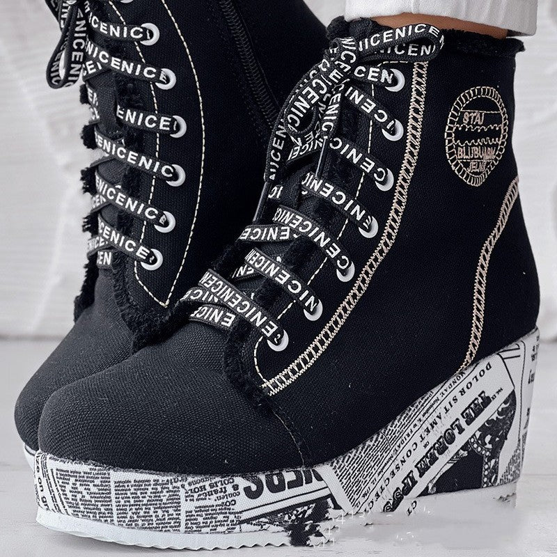European And American Women's Clothing Colorful Sneakers