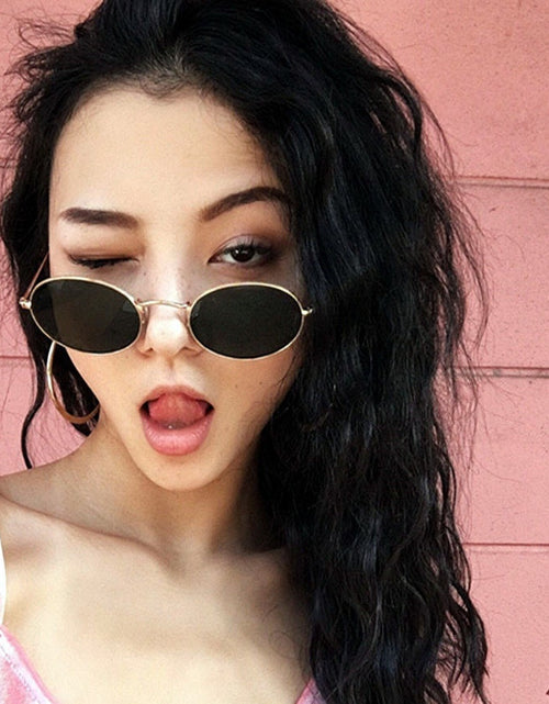 Load image into Gallery viewer, Sun Protection Trend Retro Oval Sun Glasses
