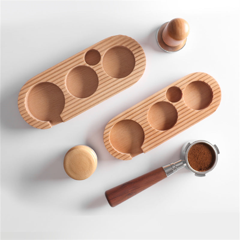 Coffee Press Base Wooden Storage Base