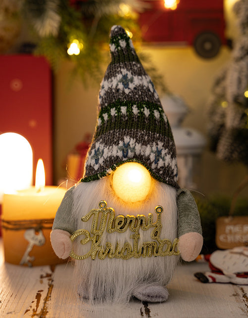 Bild in Galerie-Viewer laden, Weihnachtsdekoration Kreative Weihnachtsnase mit Lichtern
