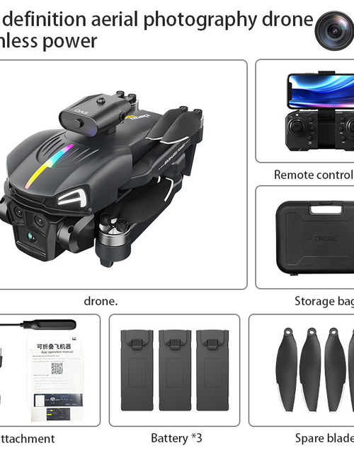 Load image into Gallery viewer, C15 Three Cameras 4K HD Drone For Aerial Photography
