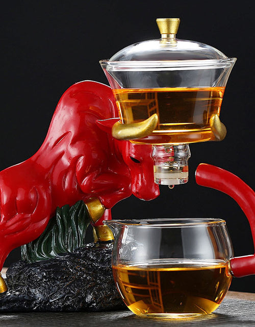 Load image into Gallery viewer, Niu Zhuan Qiankun Glass Semi-Automatic Tea Maker
