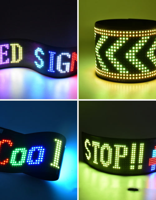 Bild in Galerie-Viewer laden, Programmierbares Auto-LED-Schild LED-Vollfarb-Werbebildschirm Ultradünner Bildschirm Benutzerdefiniertes Textmuster Animationsanzeige Auto
