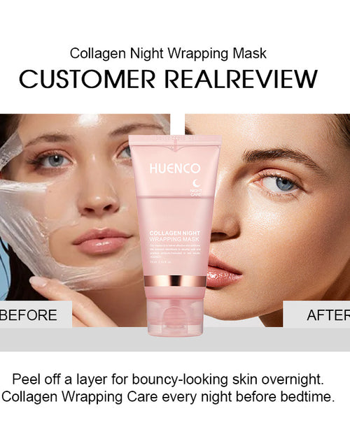 Load image into Gallery viewer, Collagen peel-off mask smearable deep cleansing skin rejuvenation moisturizing skin care sleeping mask
