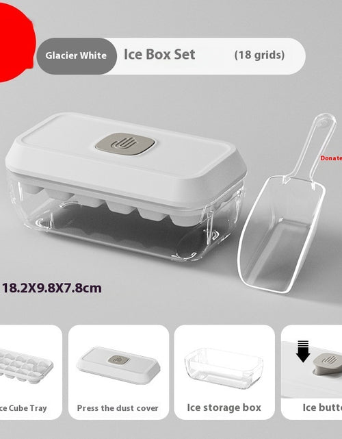Load image into Gallery viewer, Food Grade Press Ice Cube Mold Homemade Ice Cube Tray
