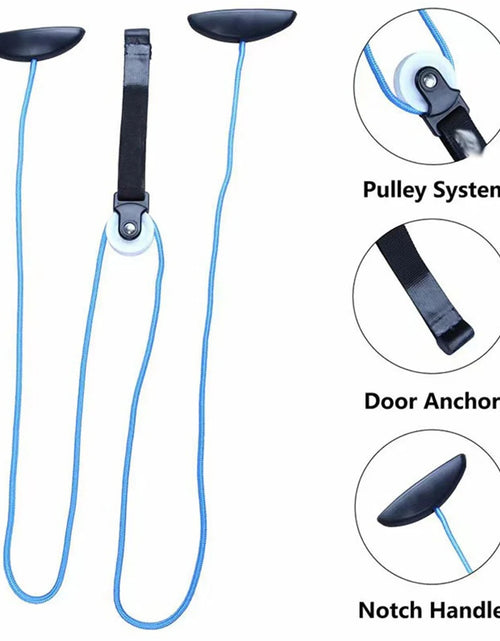 Load image into Gallery viewer, Health Care Portable Daily Injury Prevention Shoulder Pulley Over The Door Elastic High Strength Rope Exerciser Home Lightweight
