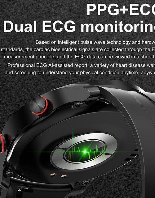 Bild in Galerie-Viewer laden, HW20 Smart Watch ECG+PPG Business Stainless Steel Strap 1.46 Large Screen Bluetooth Call Smart Watch
