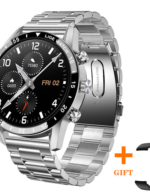 Load image into Gallery viewer, Bluetooth call smart watch pedometer sports multifunctional men&#39;s waterproof bracelet watch
