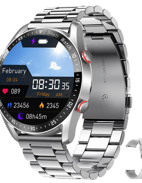 Bild in Galerie-Viewer laden, HW20 Smart Watch ECG+PPG Business Stainless Steel Strap 1.46 Large Screen Bluetooth Call Smart Watch
