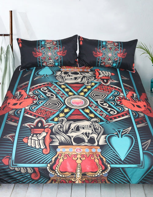 Load image into Gallery viewer, Skull Bedding quilt cover bedding 3d printing three-piece
