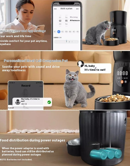 Bild in Galerie-Viewer laden, Intelligent Pet Feeder, Automatic Timing And Quantitative Remote Feeding Machine
