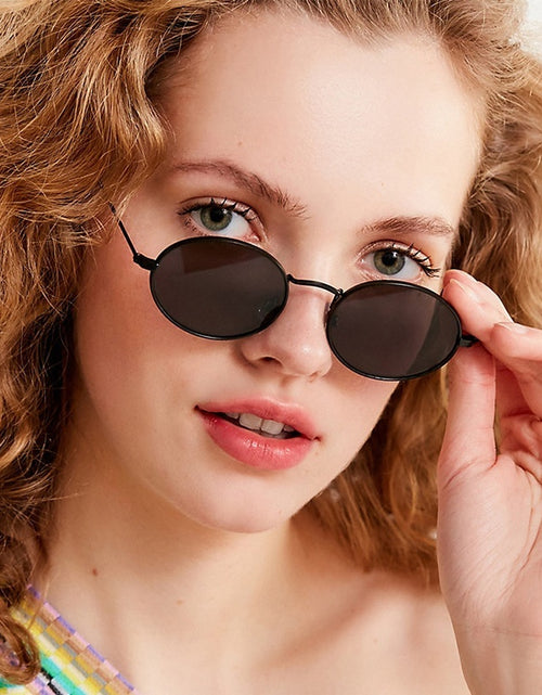 Load image into Gallery viewer, Sun Protection Trend Retro Oval Sun Glasses
