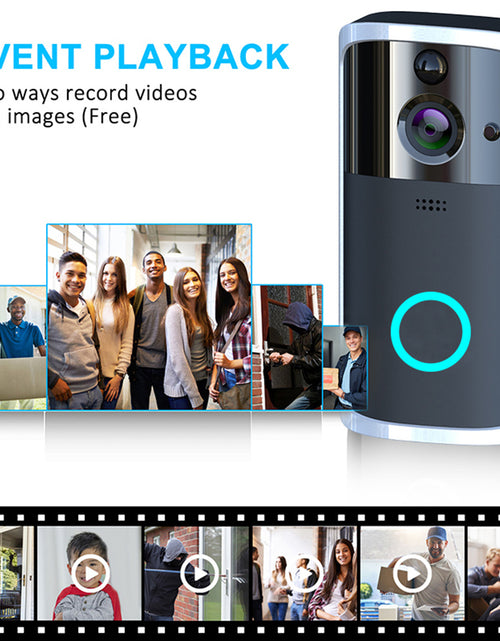 Cargar imagen en el visor de la galería, Cámara con timbre y video wifi
