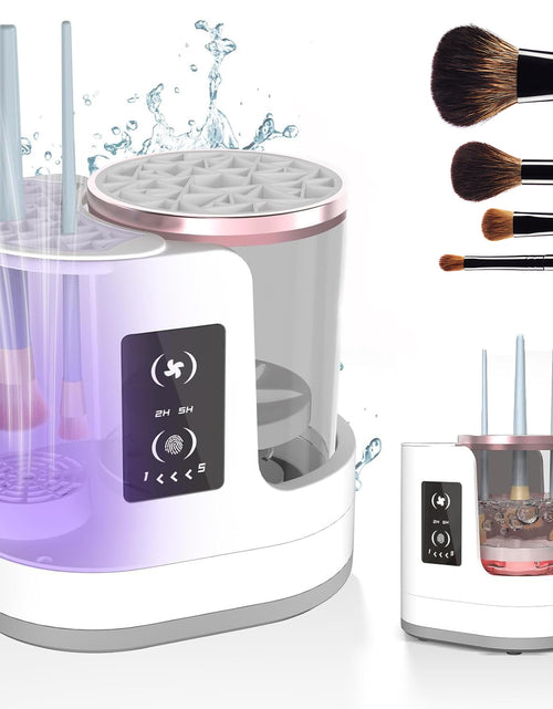 Bild in Galerie-Viewer laden, Elektrischer Make-up-Pinselreiniger, wiederaufladbares Make-up-Pinsel-Reinigungswerkzeug, automatisches Make-up-Pinsel-Reinigungsständergerät
