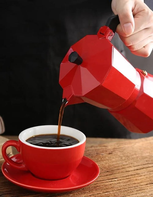 Load image into Gallery viewer, Aluminum Stovetop Moka  Coffee Maker Espresso Pot
