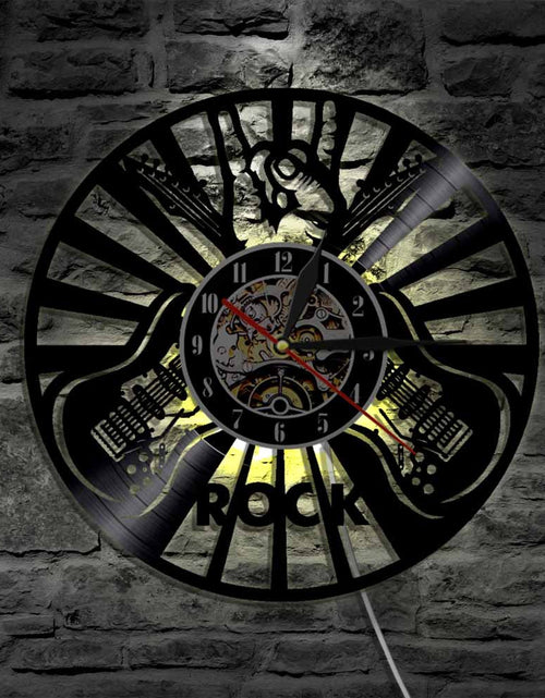 Load image into Gallery viewer, Rock Music Party Vinyl Clock Home Decoration Wall Art
