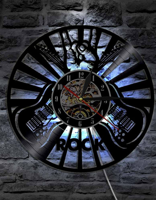 Load image into Gallery viewer, Rock Music Party Vinyl Clock Home Decoration Wall Art
