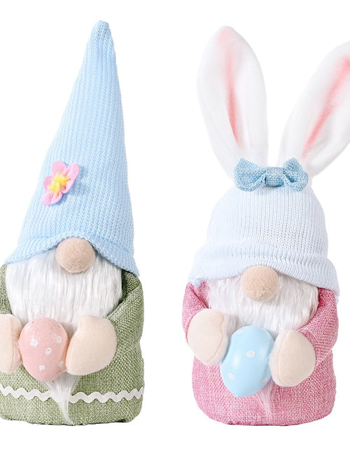 Bild in Galerie-Viewer laden, New Easter Decorative Supplies Creative Bunny Hug Egg Doll Ornament Pink Bunny Ears Doll Gift
