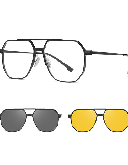 Load image into Gallery viewer, Aluminum Magnesium Set Polarizing Mirror Large Frame Sunglasses
