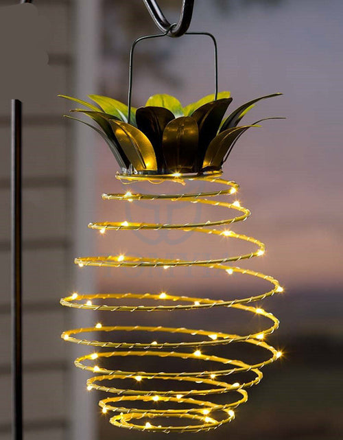 Load image into Gallery viewer, Outdoor Waterproof Garden Pineapple Solar Lights Path Lights Hanging Fairy Lights Solar Led Warm Fairy String Decor
