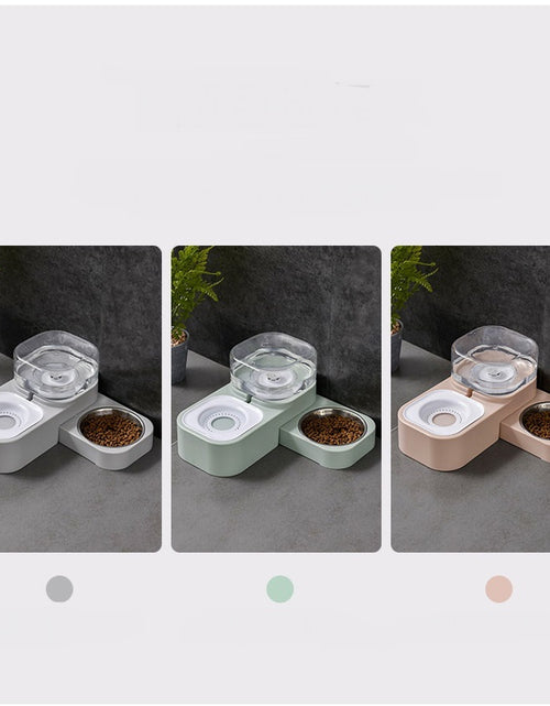 Load image into Gallery viewer, Automatic Drinking Water Cat Food Bowl Anti-overturning Cat Drinking Bowl Cat Rice Bowl
