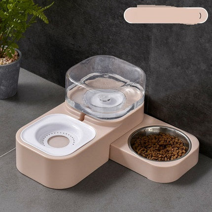 Load image into Gallery viewer, Automatic Drinking Water Cat Food Bowl Anti-overturning Cat Drinking Bowl Cat Rice Bowl
