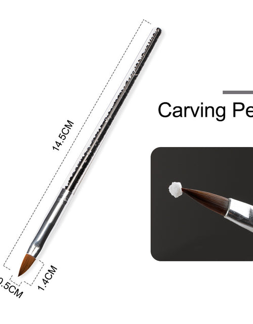 Load image into Gallery viewer, Nail Powder Acrylic System Kit Professional Nail Art Tool Set Contain Glass Cup Acrylic Liquid Extention Carving Manicure

