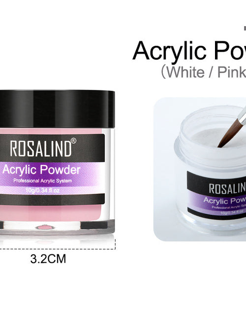 Load image into Gallery viewer, Nail Powder Acrylic System Kit Professional Nail Art Tool Set Contain Glass Cup Acrylic Liquid Extention Carving Manicure
