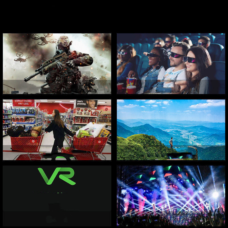 Nuevas gafas de realidad virtual 3D VRG Pro con pantalla completa y gran angular para teléfonos inteligentes de 5 a 7 pulgadas