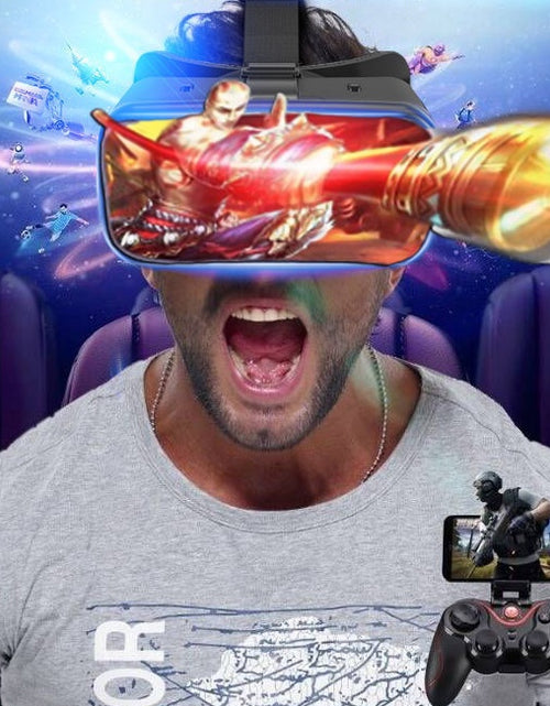Cargar imagen en el visor de la galería, Nuevas gafas de realidad virtual 3D VRG Pro con pantalla completa y gran angular para teléfonos inteligentes de 5 a 7 pulgadas
