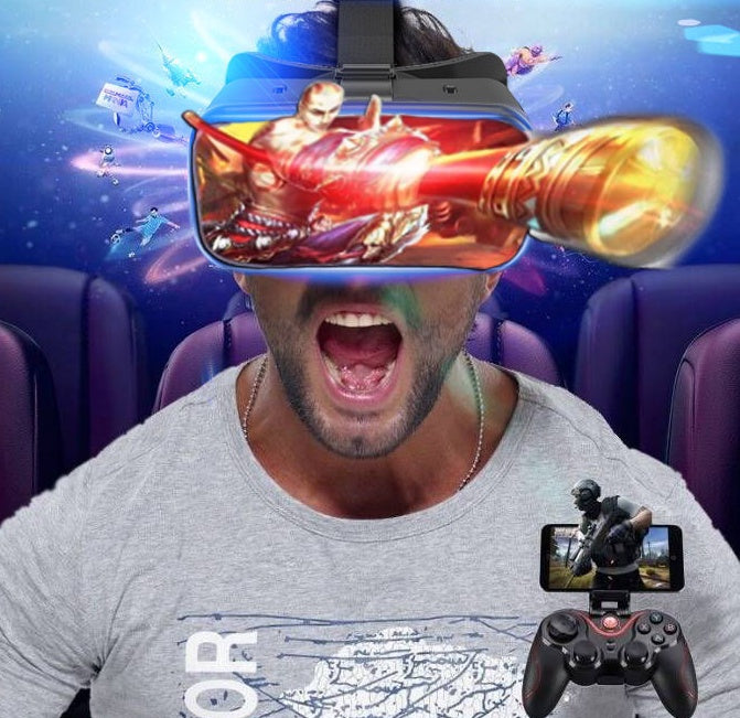 Nuevas gafas de realidad virtual 3D VRG Pro con pantalla completa y gran angular para teléfonos inteligentes de 5 a 7 pulgadas