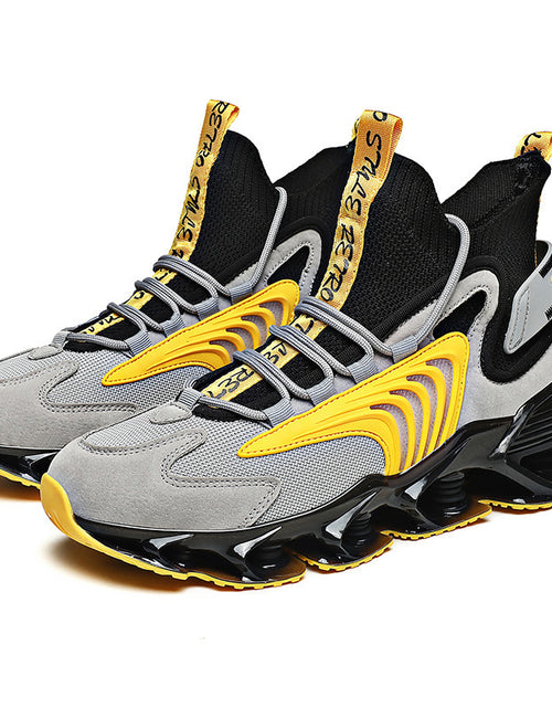 Load image into Gallery viewer, Breathable Fly Woven Mesh High-top Thick-soled Old Shoes Casual Sports Socks Running Shoes
