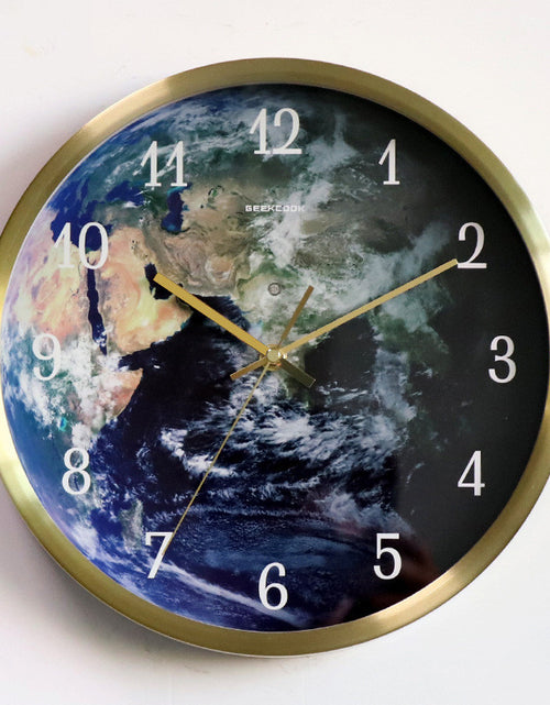 Load image into Gallery viewer, Voice-activated Induction LED Night Light Wall Clock Creative Luminous Wall Clock
