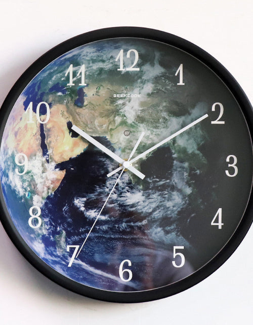 Load image into Gallery viewer, Voice-activated Induction LED Night Light Wall Clock Creative Luminous Wall Clock
