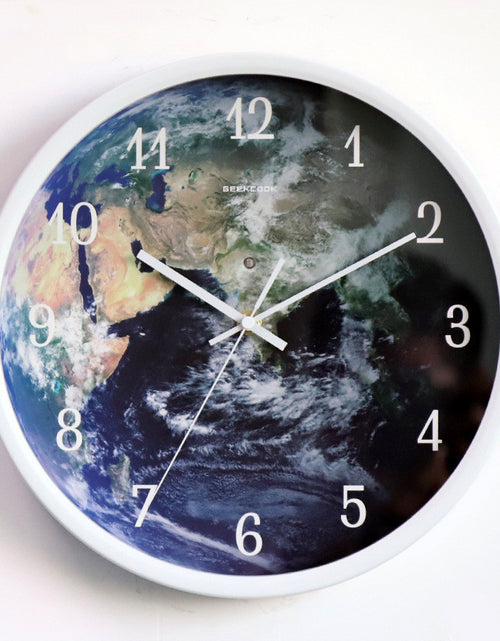 Load image into Gallery viewer, Voice-activated Induction LED Night Light Wall Clock Creative Luminous Wall Clock
