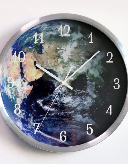 Load image into Gallery viewer, Voice-activated Induction LED Night Light Wall Clock Creative Luminous Wall Clock
