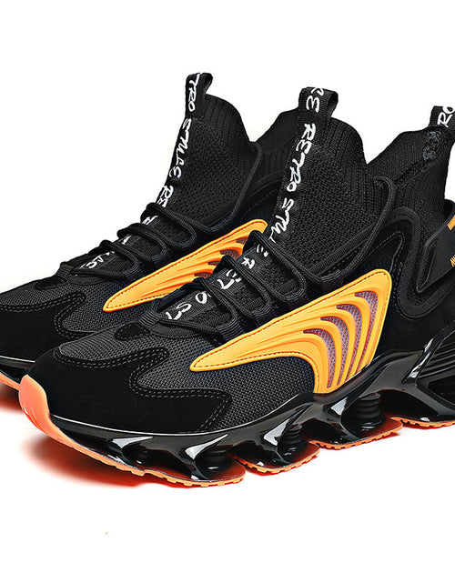 Load image into Gallery viewer, Breathable Fly Woven Mesh High-top Thick-soled Old Shoes Casual Sports Socks Running Shoes
