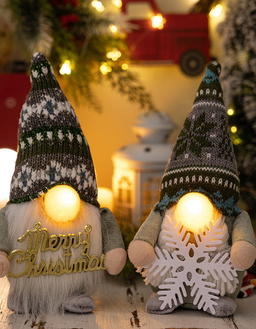 Bild in Galerie-Viewer laden, Weihnachtsdekoration Kreative Weihnachtsnase mit Lichtern
