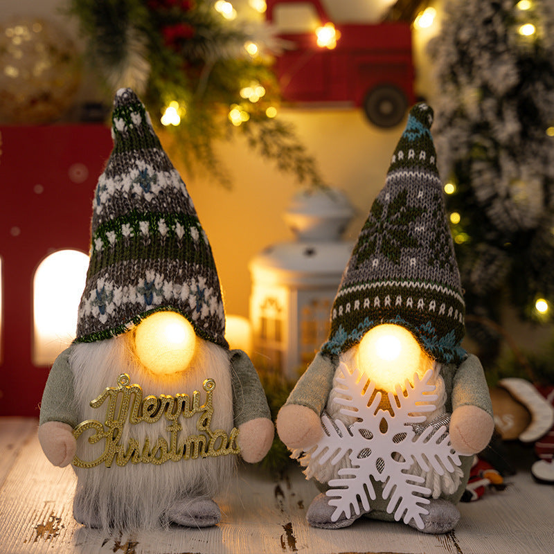 Weihnachtsdekoration Kreative Weihnachtsnase mit Lichtern