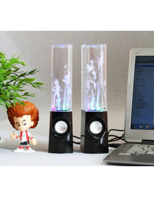 Cargar imagen en el visor de la galería, Altavoz de agua danzante inalámbrico con luz LED y fuente para fiestas en casa
