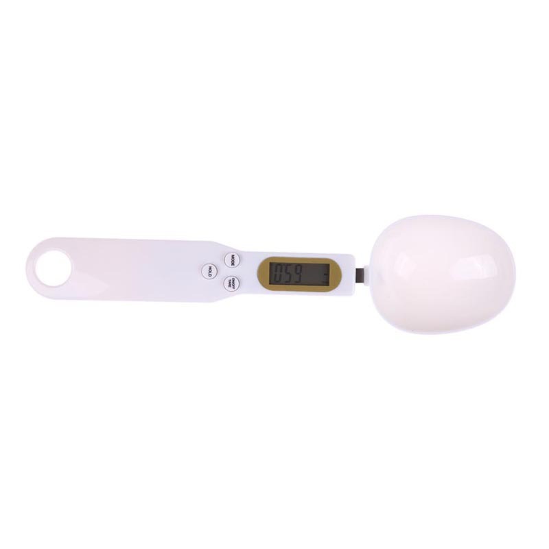 Báscula de cocina digital LCD, cuchara medidora electrónica para pesar alimentos, gramos, cuchara para café, té y azúcar, herramientas de cocina 