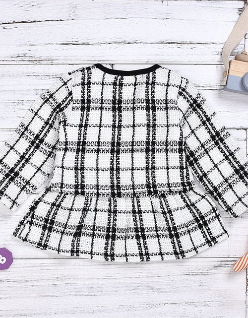 Load image into Gallery viewer, Long-sleeved Dresses Two-piece Children&#39;s Baby Small Incense Wind Suit
