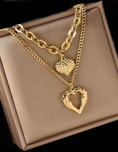 Cargar imagen en el visor de la galería, Titanium Steel Angel Wings Love Necklace
