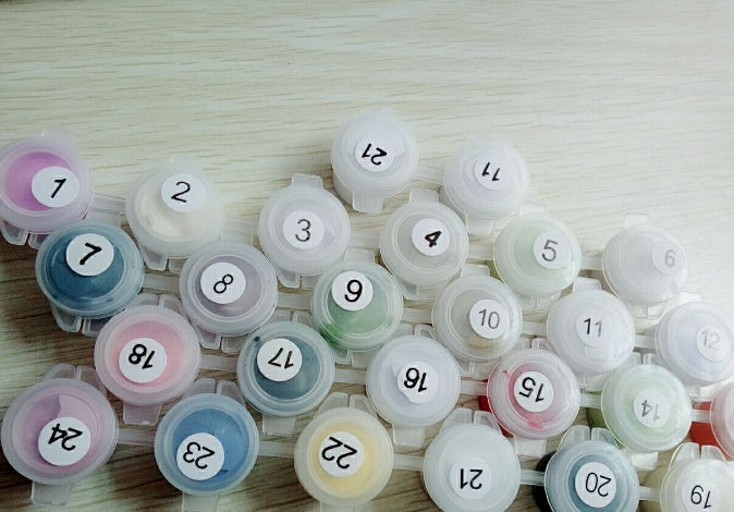 DIY painting numbers -fish