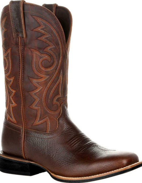 Load image into Gallery viewer, Big Wide Head Western Cowboy Boots
