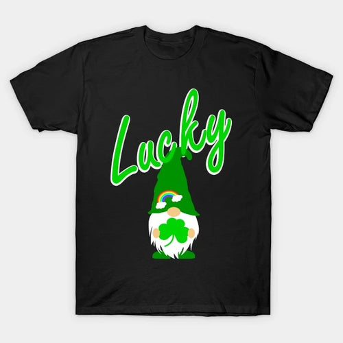 Bild in Galerie-Viewer laden, St. Patrick&#39;s Day Irish Festival 2D Cute Dwarf Print Casual Short Sleeves
