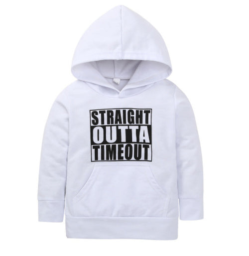 Load image into Gallery viewer, Children&#39;s hooded sweater letter top
