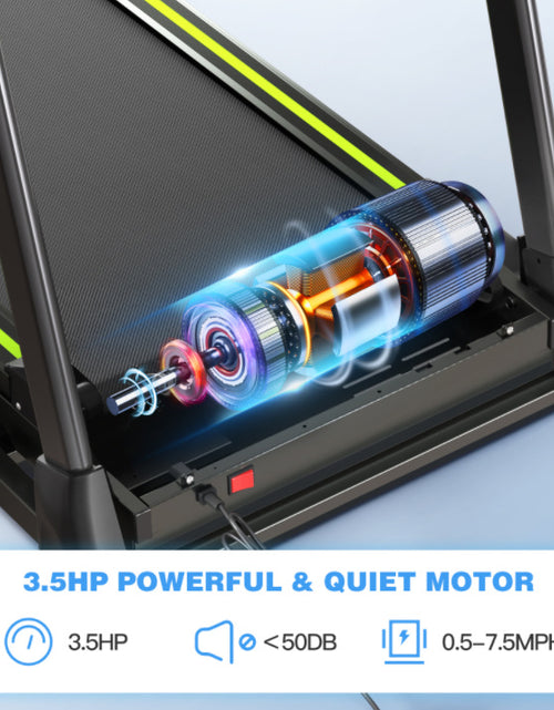 Load image into Gallery viewer, Walking Pad Under Desk Treadmill For Home Office -3.5HP Walking Treadmill 0.5-7.5MPH  Capacity Treadmill For Walking Running Remote Control Batteries

