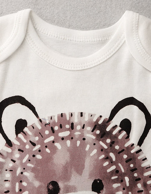 Load image into Gallery viewer, Three-piece Cotton Short-sleeved Baby Bottoming Shirt
