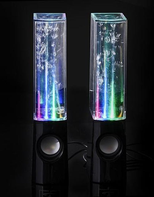 Cargar imagen en el visor de la galería, Altavoz de agua danzante inalámbrico con luz LED y fuente para fiestas en casa
